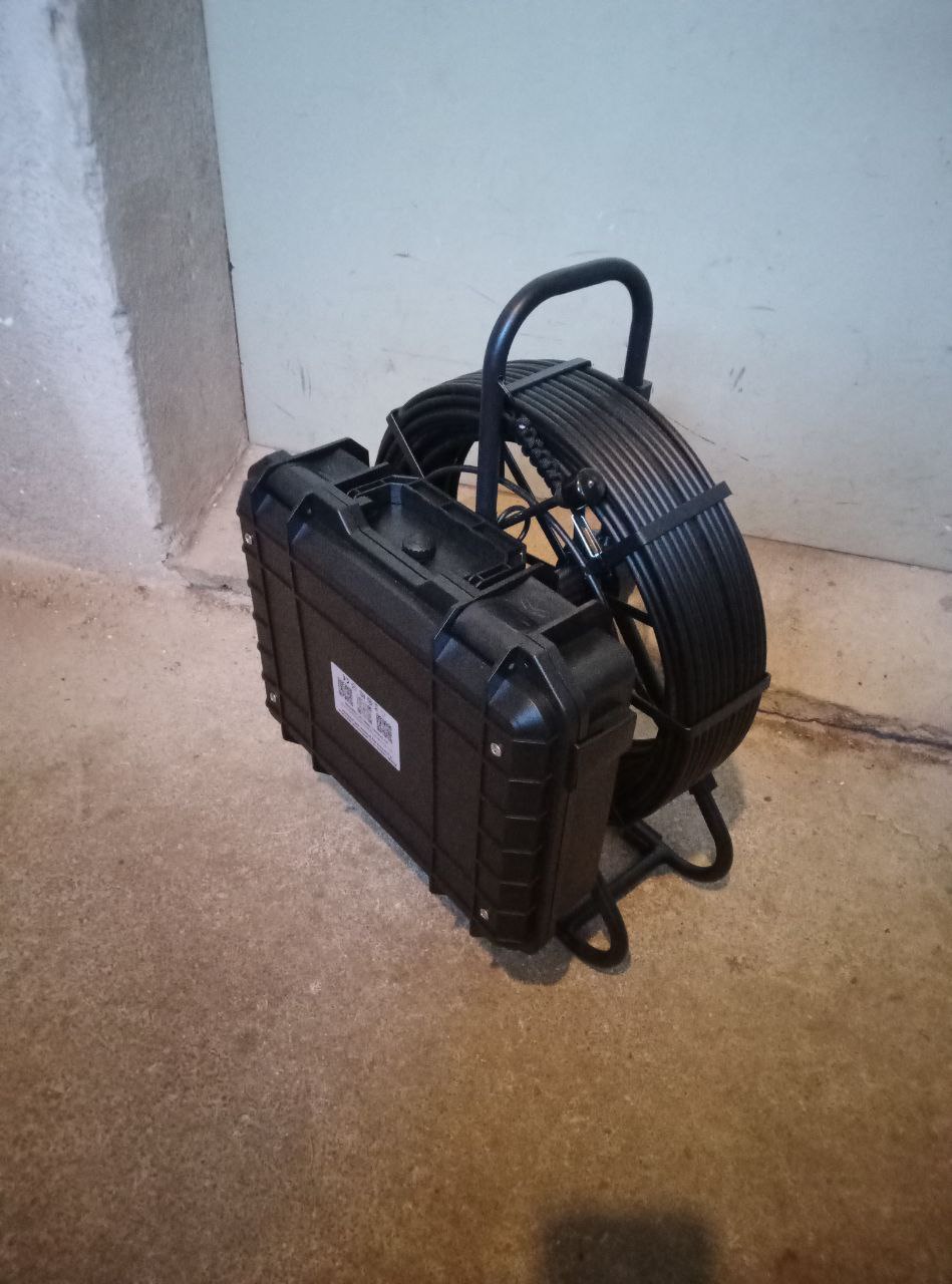 Kanalkamera - Rohrkamera 50m mit 512Hz Sender